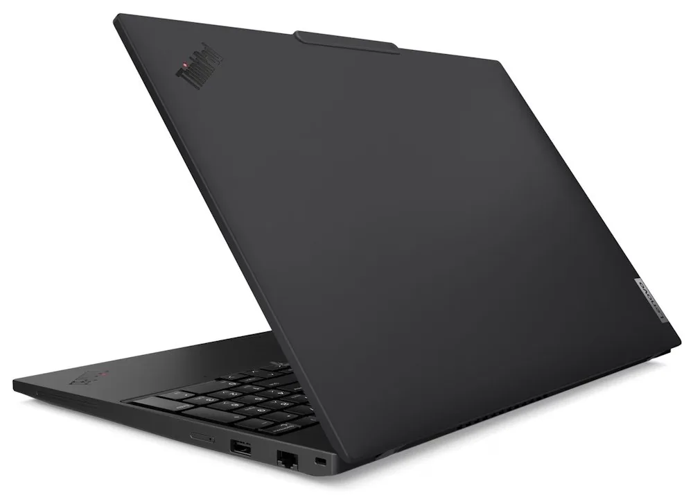 Lenovo ThinkPad T16 Gen 4 21QE - Provedění závěsu 180 stupňů - Intel Core Ultra 7 - 255U / až 5.2 GHz - Win 11 Pro - Intel Graphics - 32 GB RAM - 1 TB SSD TCG Opal Encryption 2, NVMe - 16" IPS 1920 x 1200 - Gigabit Ethernet - Wi-Fi 6E, Bluetooth - 4G - če