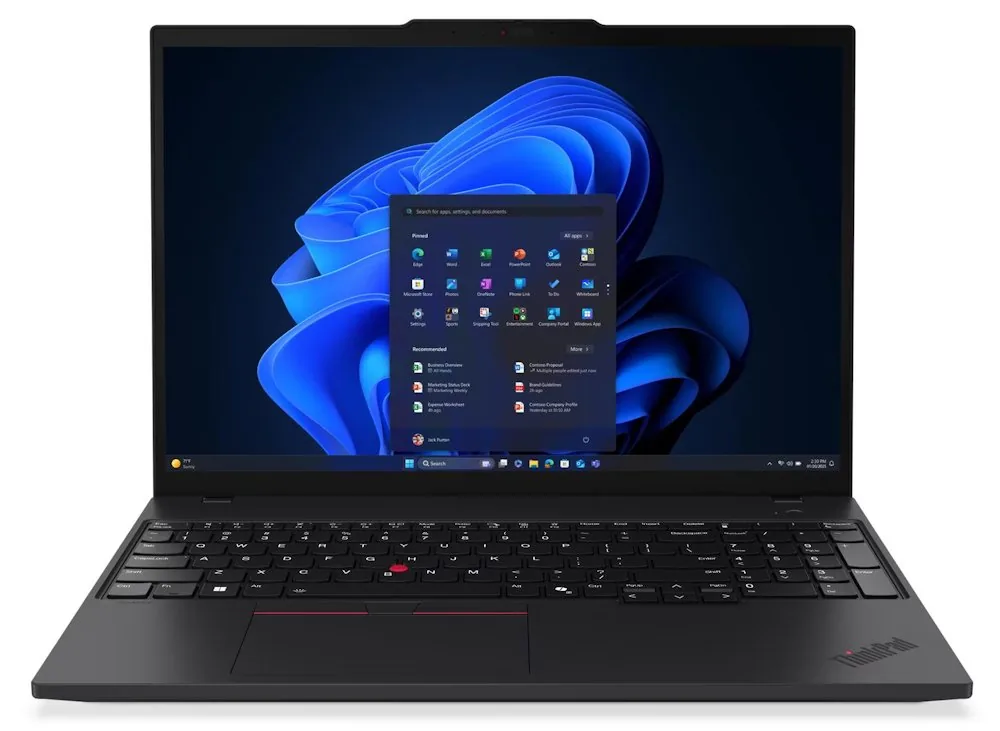 Lenovo ThinkPad T16 Gen 4 21QE - Provedění závěsu 180 stupňů - Intel Core Ultra 7 - 255U / až 5.2 GHz - Win 11 Pro - Intel Graphics - 32 GB RAM - 1 TB SSD TCG Opal Encryption 2, NVMe - 16" IPS 1920 x 1200 - Gigabit Ethernet - Wi-Fi 6E, Bluetooth - 4G - če