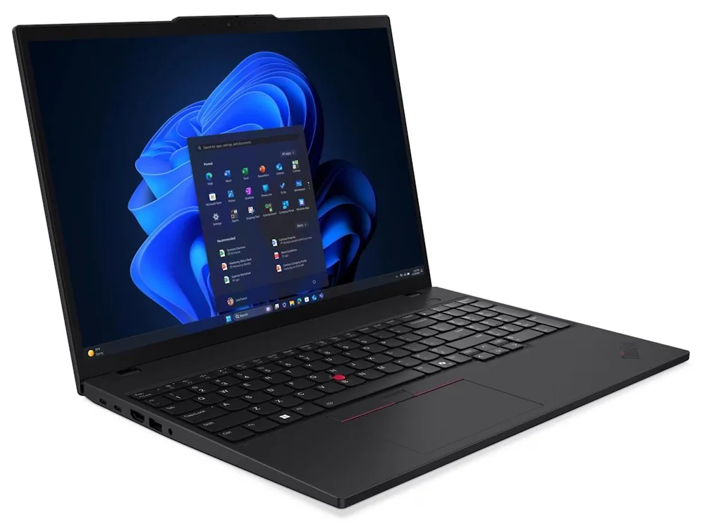 Lenovo ThinkPad T16 Gen 4 21QE - Provedění závěsu 180 stupňů - Intel Core Ultra 7 - 255U / až 5.2 GHz - Win 11 Pro - Intel Graphics - 32 GB RAM - 1 TB SSD TCG Opal Encryption 2, NVMe - 16" IPS 1920 x 1200 - Gigabit Ethernet - Wi-Fi 6E, Bluetooth - 4G - če