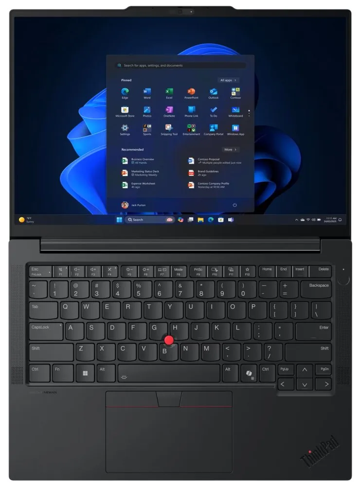 Lenovo ThinkPad E14 G7, Ultra 7 255H, 14" WUXGA (1920x1200) IPS, Arc 140T, 1x32GB, 1TB, W11P, černá, 3R, AI
