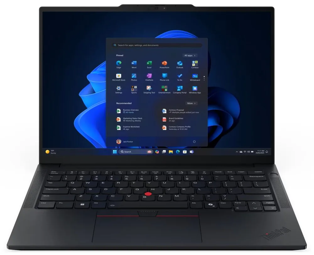 Lenovo ThinkPad E14 G7, Ultra 7 255H, 14" WUXGA (1920x1200) IPS, Arc 140T, 1x32GB, 1TB, W11P, černá, 3R, AI