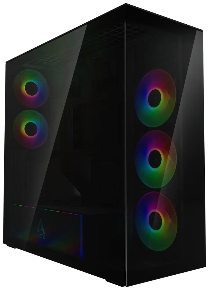 ARCTIC Xtender (Black) black window with GPU