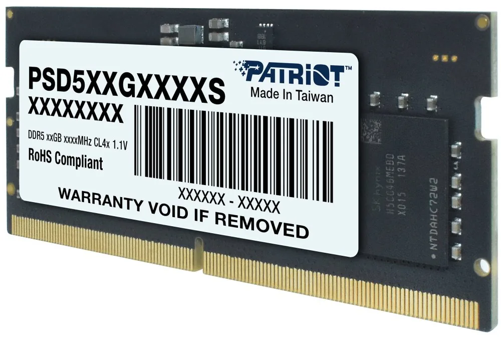 Patriot Signature Line/SO-DIMM DDR5/8GB/5600MHz/CL46/1x8GB