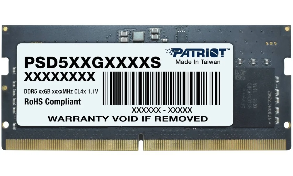 Patriot Signature Line/SO-DIMM DDR5/8GB/5600MHz/CL46/1x8GB