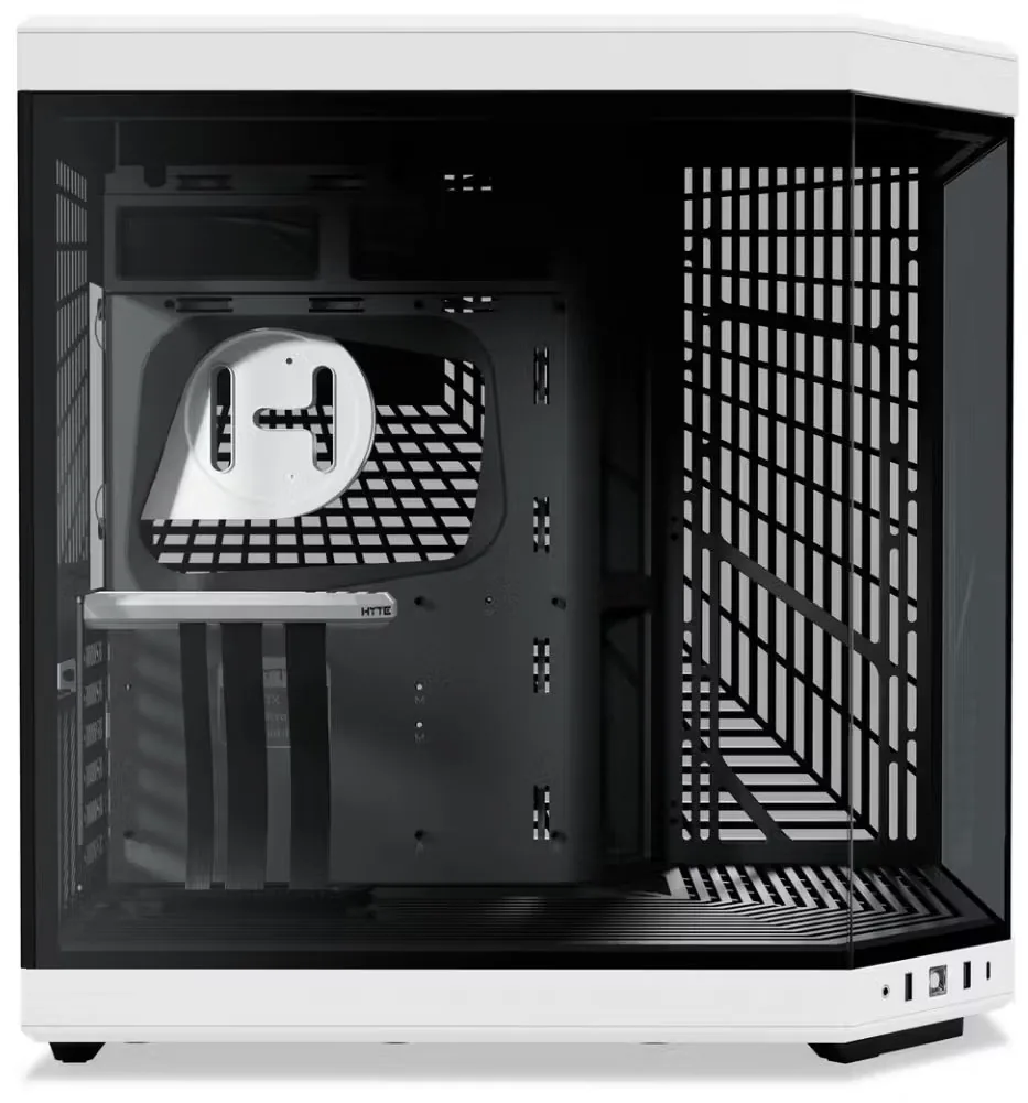 HYTE skříň Y70 Panda levé a přední sklo Riser PCIe 4.0 bez zdroje 1x USB-C 2x USB-A