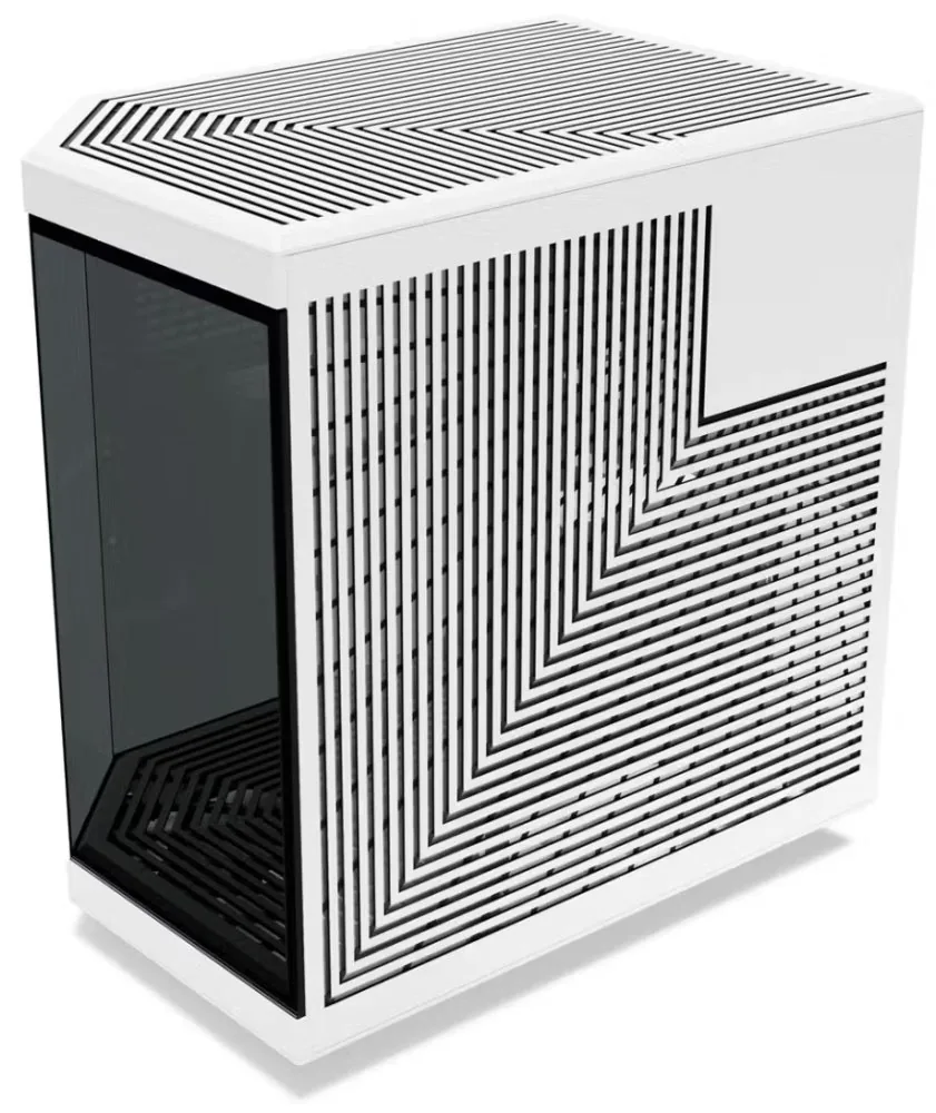 HYTE skříň Y70 Panda levé a přední sklo Riser PCIe 4.0 bez zdroje 1x USB-C 2x USB-A