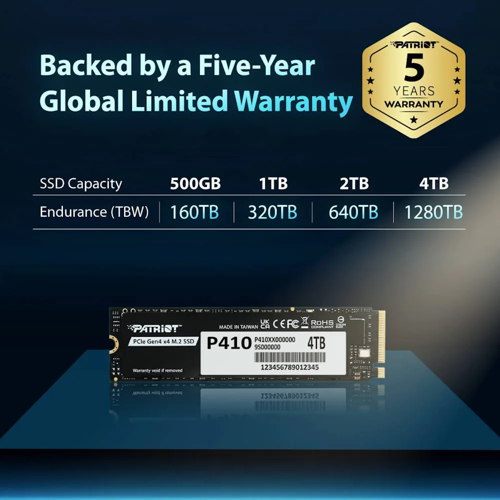 PATRIOT P410/2TB/SSD/M.2 NVMe/5R