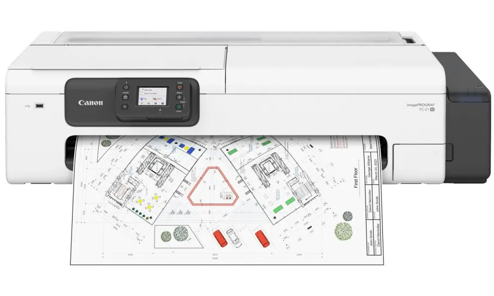 Canon imagePROGRAF TC-21M, A1, color, 4 náplně, LAN, Wi-Fi, USB