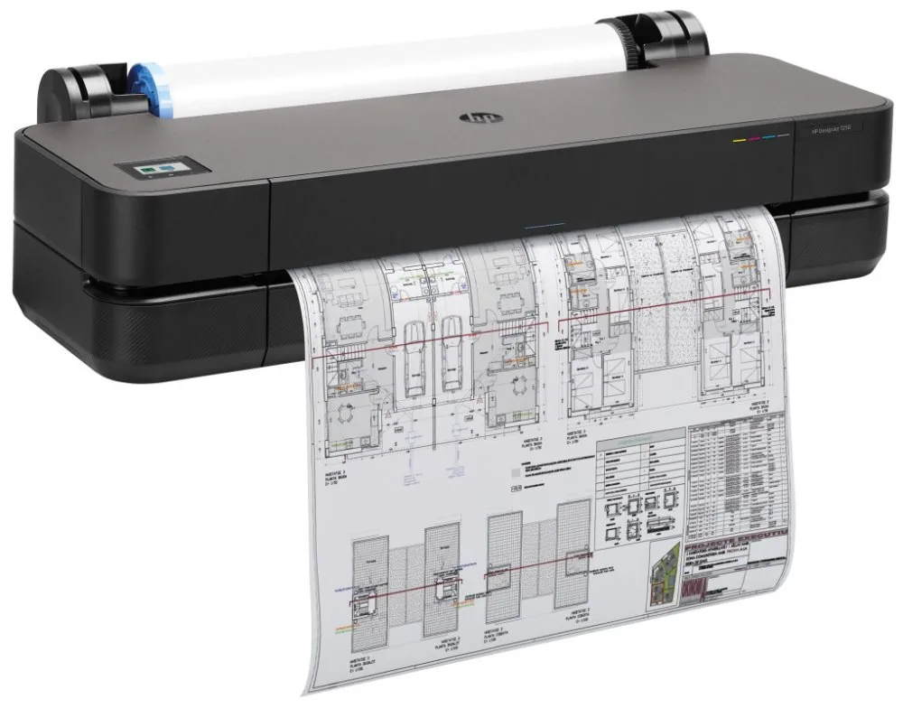 HP DesignJet T250 - 24" tisk na velký formát - barva - tryskový - A1, ANSI D - 2400 x 1200 dpi - až 0.5 min/str. (mono) / až 0.5 min/str. (barevný) - USB 2.0, LAN, Wi-Fi