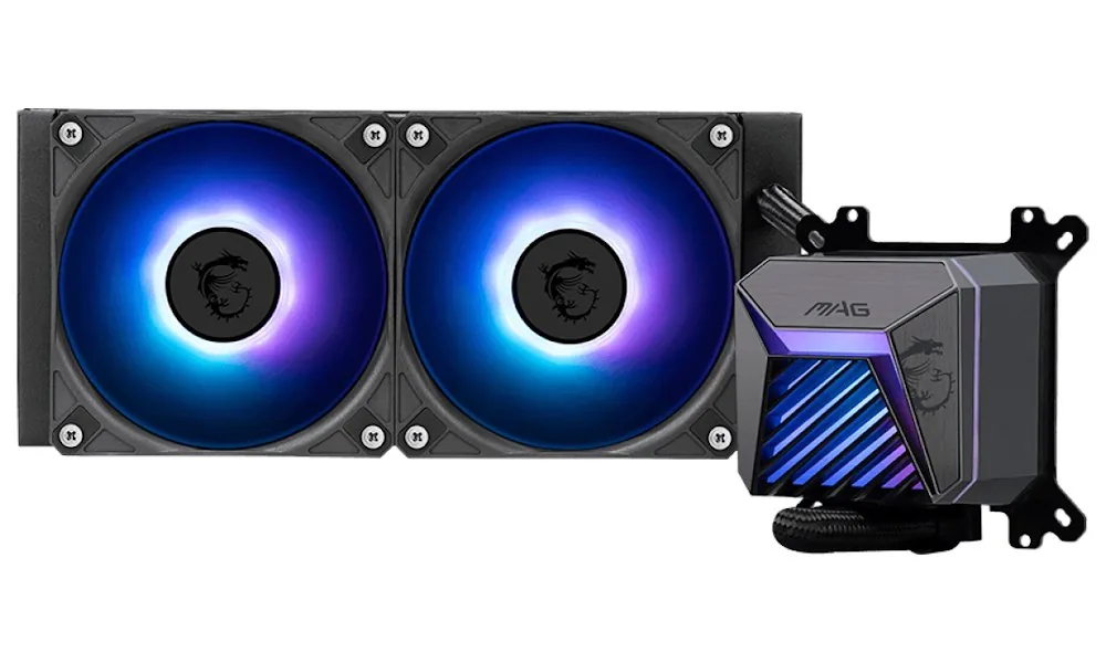 MSI vodní chladič CPU MAG CORELIQUID A15 240 2x 120mm ARGB fan