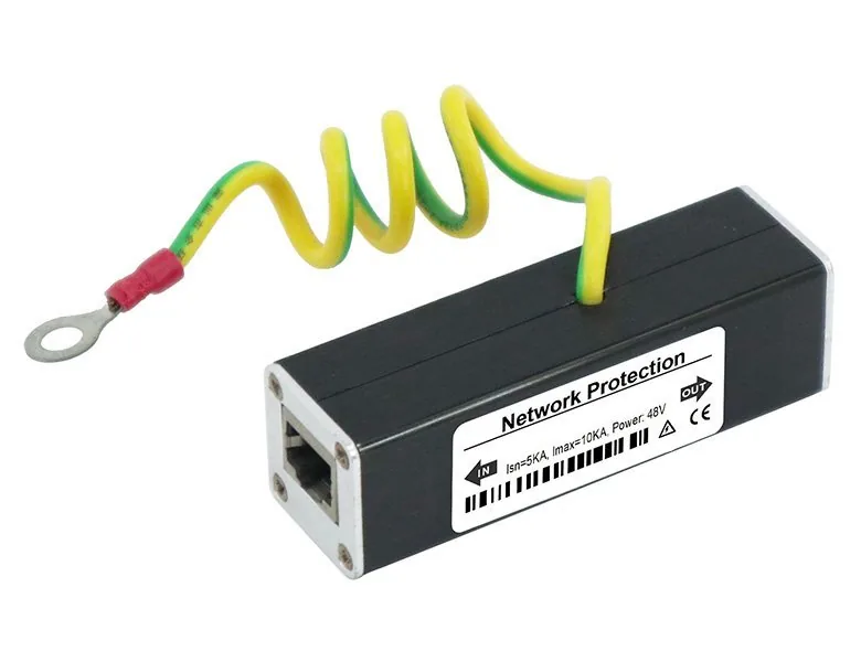 XtendLan Přepěťová ochrana UTP vedení, zemnící vodič, 100 1000Mbit, chrání dva páry