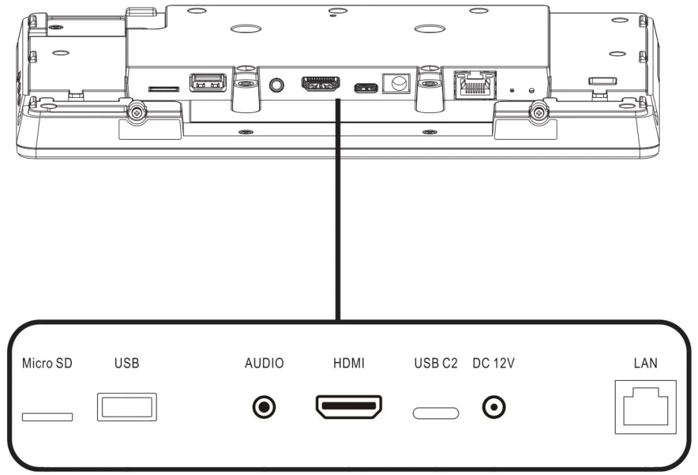 10" E-LED Philips 10BDL3351T-350cd,PoE,PCAP,24/7