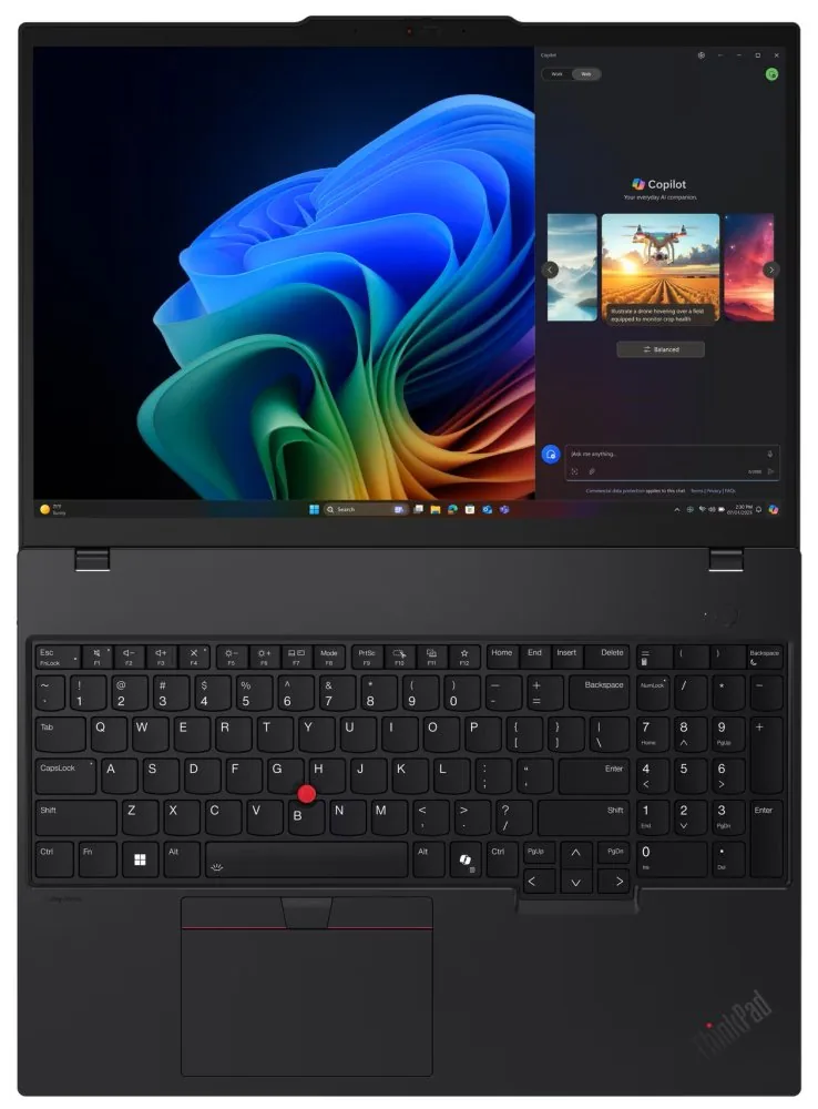 Lenovo ThinkPad T16 G4, R AI 7 PRO 350, 16" WUXGA (1920x1200) IPS, Radeon 860M, 2x16GB, 1TB, W11P, černá, 3R, AI