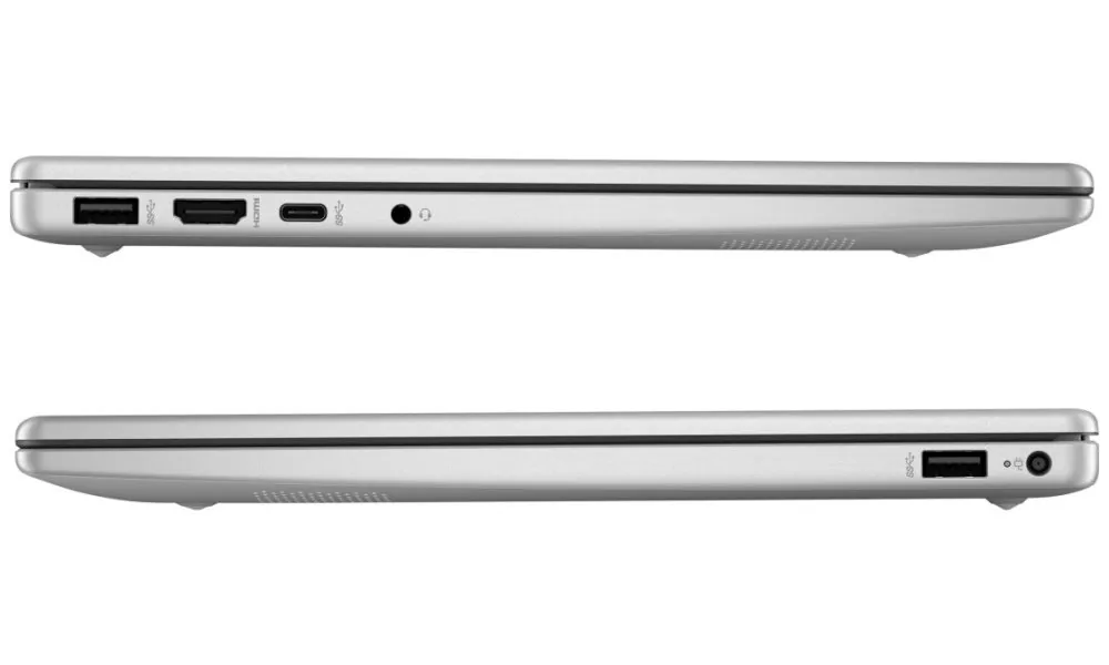 HP 14-em0041nc, Ryzen 5-7520U, 14.0 1920x1080 IPS 300n, UMA, 8GB, SSD 512GB, W11H, 2-2-0, Natural Silver