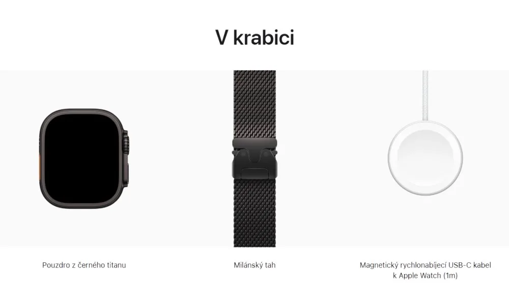 Apple Watch Ultra 3/49/Elegant Band/Black