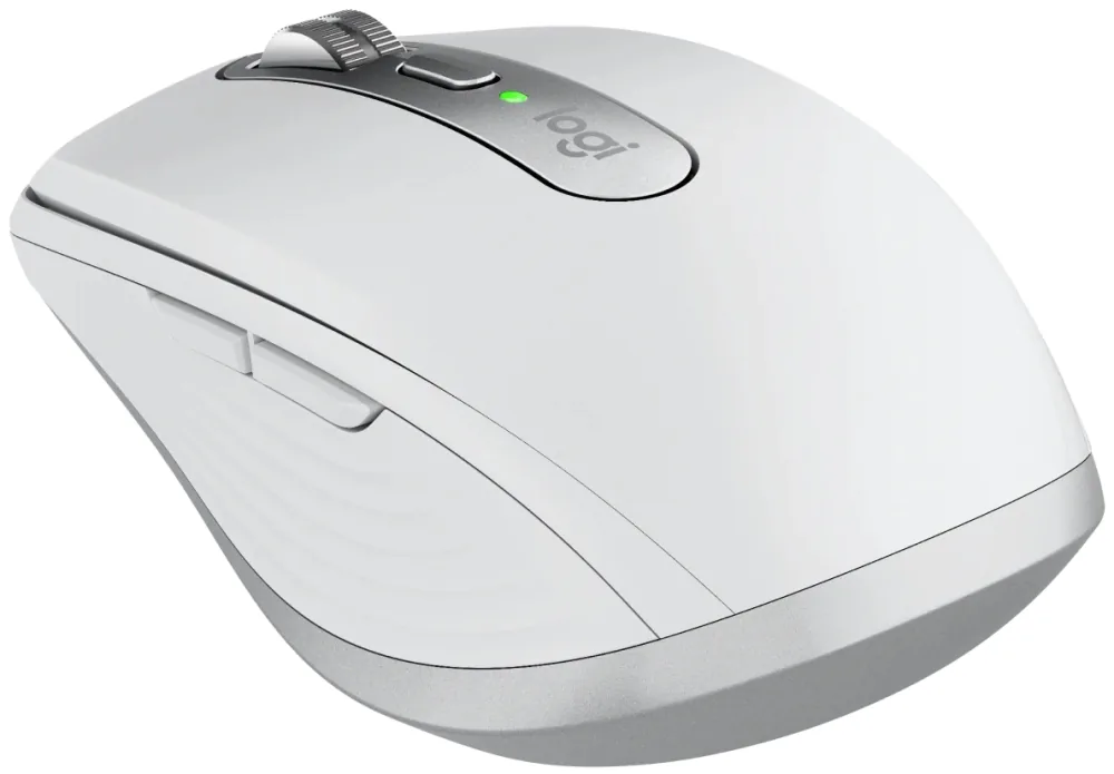 Logitech Master Series MX Anywhere 3S for Mac - Myš - 6 tlačítka - bezdrátový - Bluetooth - bledě šedá