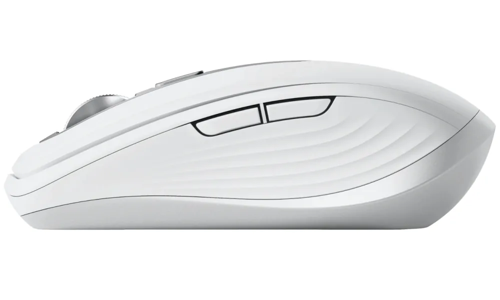 Logitech Master Series MX Anywhere 3S for Mac - Myš - 6 tlačítka - bezdrátový - Bluetooth - bledě šedá