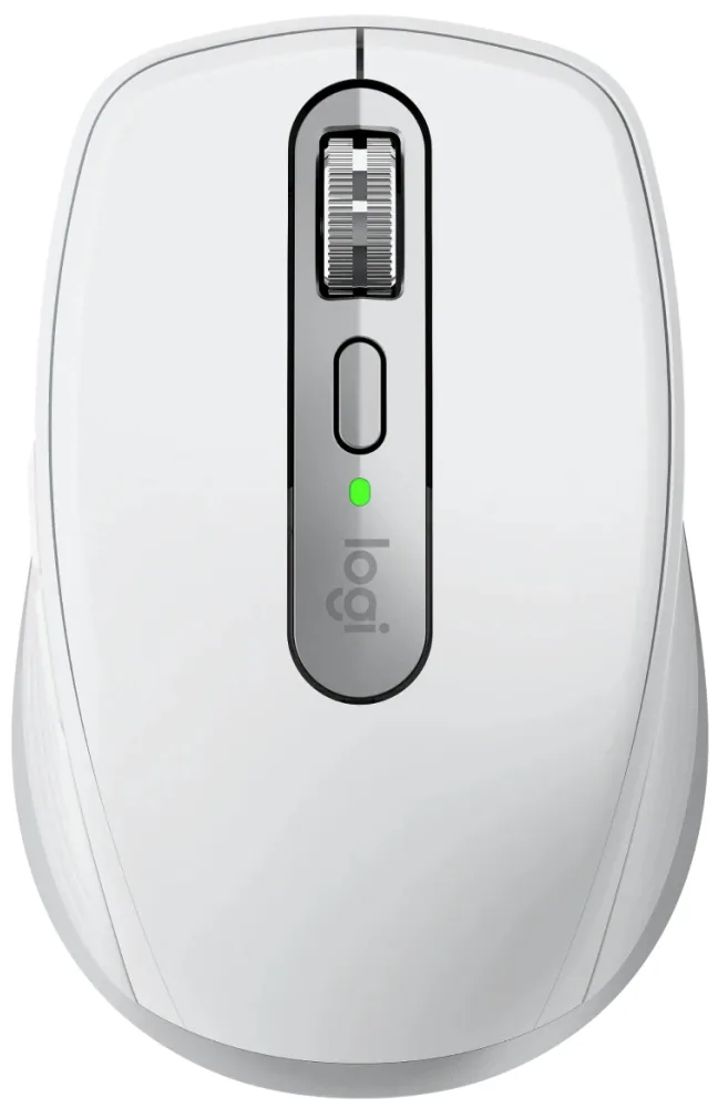 Logitech Master Series MX Anywhere 3S for Mac - Myš - 6 tlačítka - bezdrátový - Bluetooth - bledě šedá