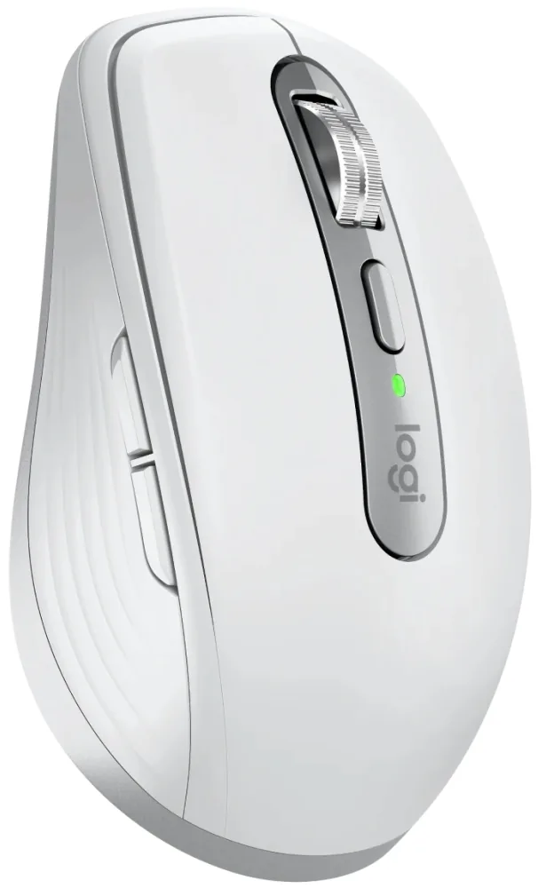 Logitech Master Series MX Anywhere 3S for Mac - Myš - 6 tlačítka - bezdrátový - Bluetooth - bledě šedá