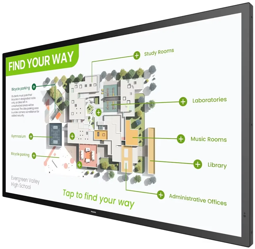 55" D-LED Philips 55BDL3751T-UHD,450c,PCap,24/7