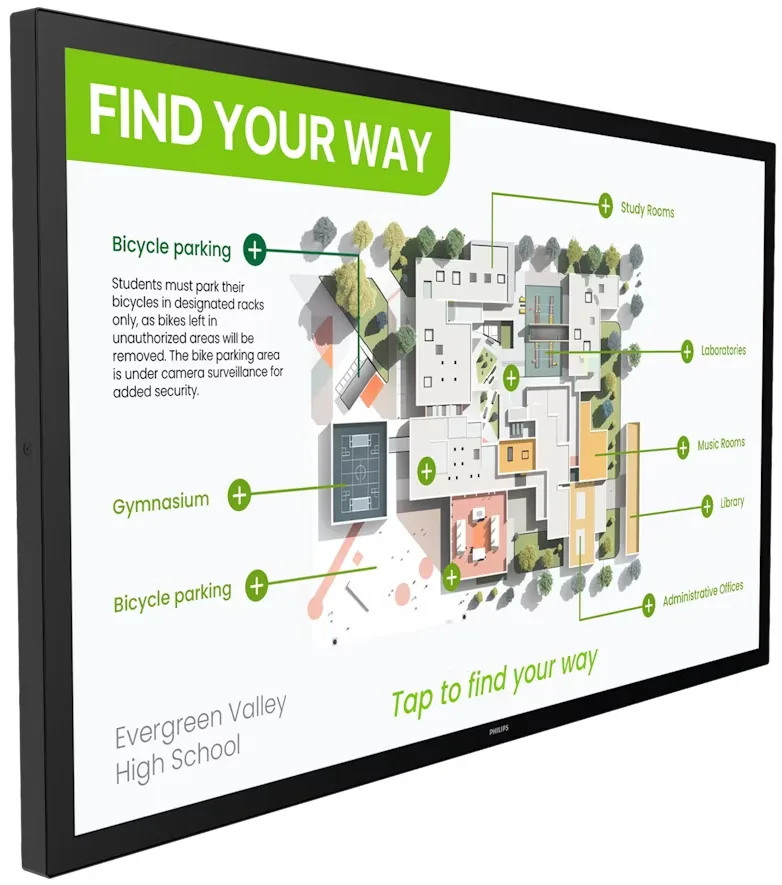 55" D-LED Philips 55BDL3751T-UHD,450c,PCap,24/7