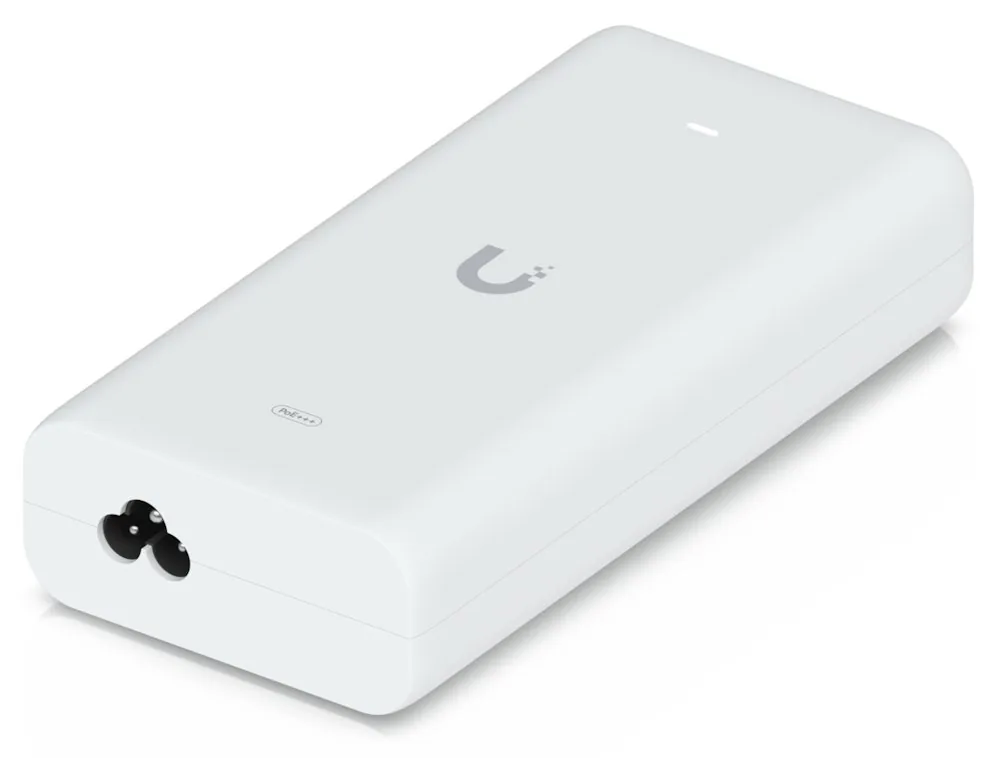 Ubiquiti UniFi - Dávkovač energie (Montovatelný na DIN lištu / zeď) - 10G, PoE+++ - AC 100-240 V - 90 Watt - výstupní konektory: 1