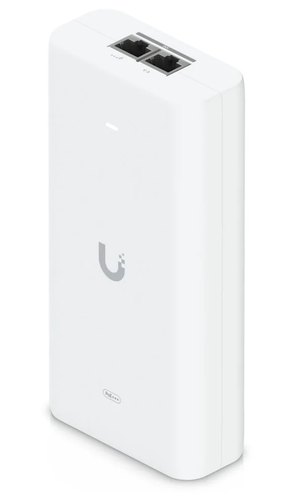 Ubiquiti UniFi - Dávkovač energie (Montovatelný na DIN lištu / zeď) - 10G, PoE+++ - AC 100-240 V - 90 Watt - výstupní konektory: 1