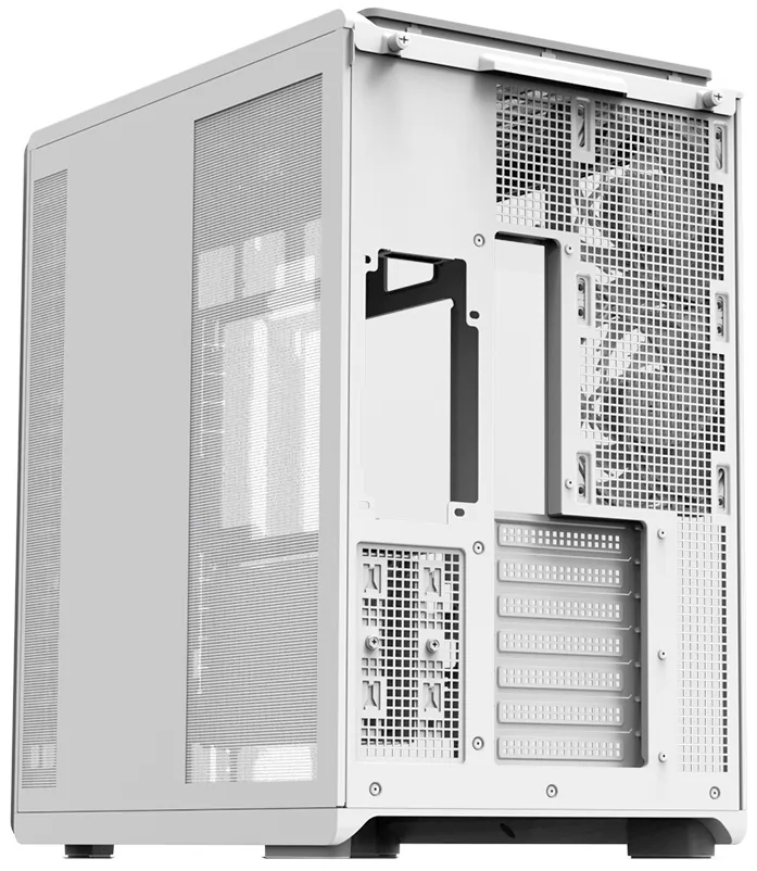 Zalman skříň P60 ATX 5x120mm ARGB fan 2xUSB 3.0 USB-C panoramatická bílá