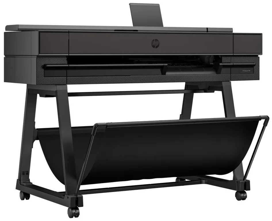 HP DesignJet T850 - 36" tisk na velký formát - barva - tryskový - Role (91,4 cm x 91,4 m) - 2400 x 1200 dpi - až 0.42 min/str. (mono) / až 0.42 min/str. (barevný) - kapacita: 1 role - Gigabit LAN, Wi-Fi - řezačka
