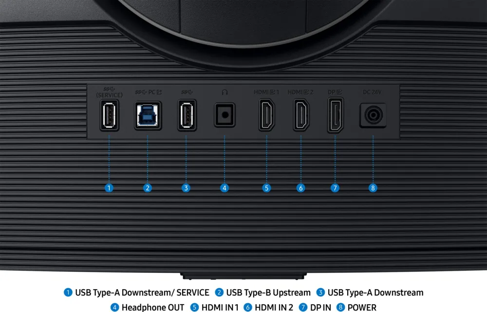 Samsung Odyssey G7 (G75F) 37" VA LED 3840x2160 Mega DCR 1ms 350cd DP 2xHDMI 165Hz