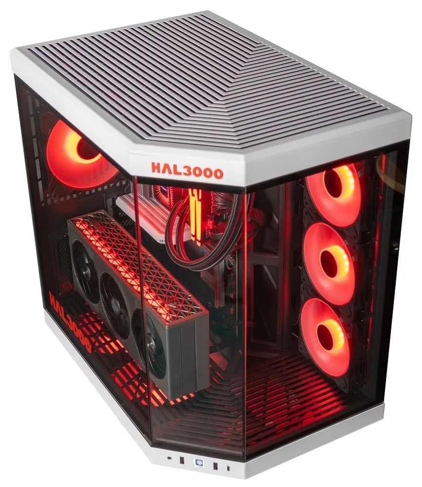HAL3000 Alfa Gamer Nitro Panda AMD Ryzen 7 9800X3D 32GB DDR5 RX 9070 XT 2TB PCIe4 SSD WiFi W11