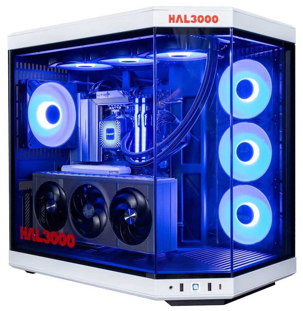 HAL3000 Alfa Gamer Nitro Panda AMD Ryzen 7 9800X3D 32GB DDR5 RX 9070 XT 2TB PCIe4 SSD WiFi W11