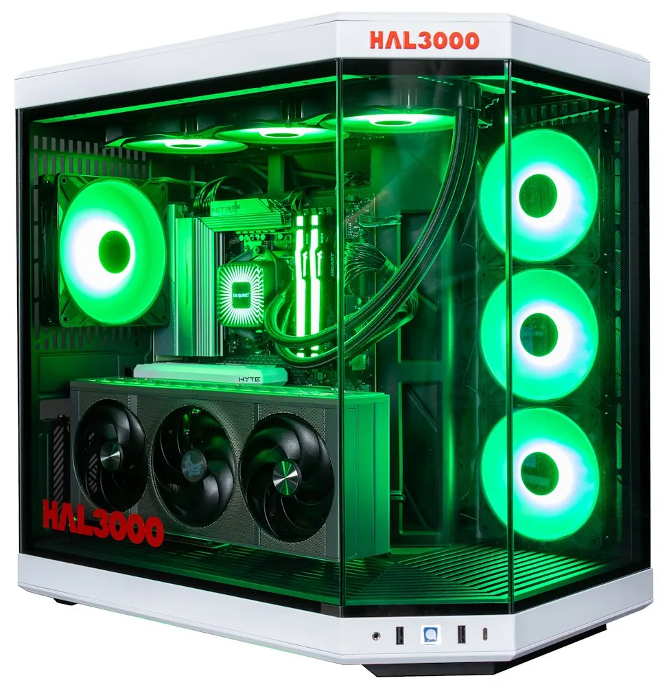 HAL3000 Alfa Gamer Nitro Panda AMD Ryzen 7 9800X3D 32GB DDR5 RX 9070 XT 2TB PCIe4 SSD WiFi W11