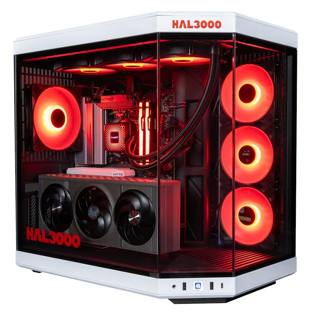 HAL3000 Alfa Gamer Nitro Panda AMD Ryzen 7 9800X3D 32GB DDR5 RX 9070 XT 2TB PCIe4 SSD WiFi W11
