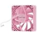 HYTE ventilátor 120mm PWM barva Strawberry Milk 1500rpm 72CFM ABS 4-pin sada 4x ventilátor