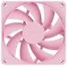 HYTE ventilátor 120mm PWM barva Strawberry Milk 1500rpm 72CFM ABS 4-pin sada 4x ventilátor