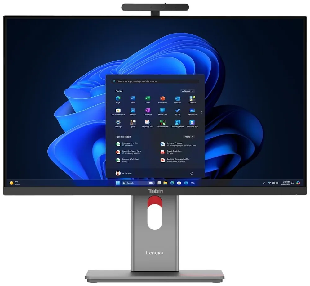 Lenovo ThinkCentre AIO M90a Pro Gen 6, U7 265, 27" QHD (2560x1440) IPS, UHD, 1x32GB, 1TB, W11P, 3R