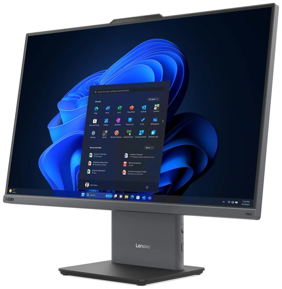 Lenovo ThinkCentre neo/55a 24 Gen 6/23,8"/FHD/T/AI7-350/16GB/512GB/AMD int/W11P/Šedá/1R
