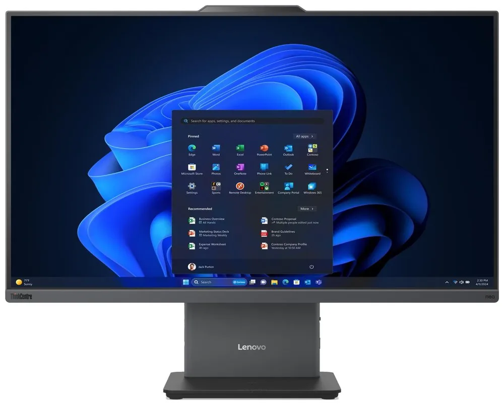 Lenovo ThinkCentre neo/55a 24 Gen 6/23,8"/FHD/T/AI7-350/16GB/512GB/AMD int/W11P/Šedá/1R
