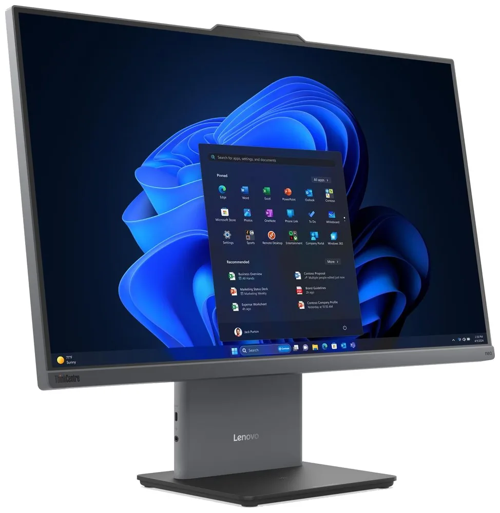 Lenovo ThinkCentre neo/55a 24 Gen 6/23,8"/FHD/T/AI7-350/16GB/512GB/AMD int/W11P/Šedá/1R