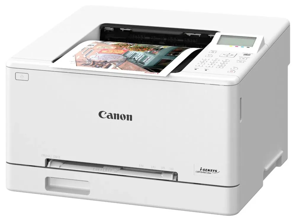 Canon i-SENSYS LBP646Cdw - Tiskárna - barva - Duplex - laser - A4/Legal - 1200 x 1200 dpi - až 25 stran/min. (mono) / až 25 stran/min. (barevný) - kapacita: 250 listy - USB 2.0, Gigabit LAN, Wi-Fi(n)