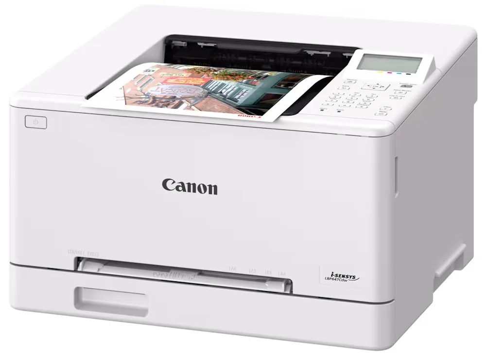 Canon i-SENSYS LBP647Cdw - Tiskárna - barva - Duplex - laser - A4/Legal - 1200 x 1200 dpi - až 25 stran/min. (mono) / až 25 stran/min. (barevný) - kapacita: 250 listy - USB 2.0, Gigabit LAN, Wi-Fi(n)