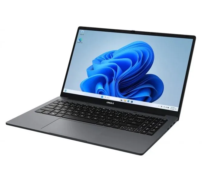 UMAX notebook VisionBook 15WT Plus 15,6" IPS 1920x1080 N150 8GB 256GB SSD HDMI 2x USB 3.2 W11 Pro šedý