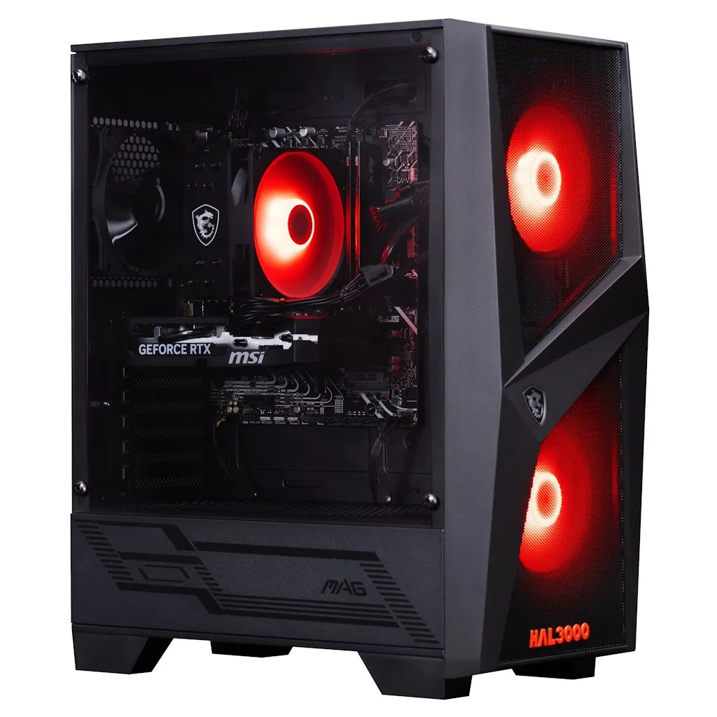 HAL3000 MEGA Gamer Pro Intel i5-12400F 16GB DDR4 RTX 5060 1TB PCIe4 SSD W11