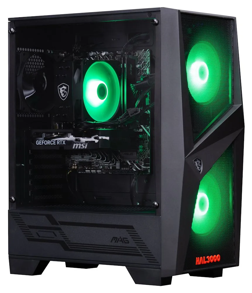 HAL3000 MEGA Gamer Pro Intel i5-12400F 16GB DDR4 RTX 5060 1TB PCIe4 SSD W11