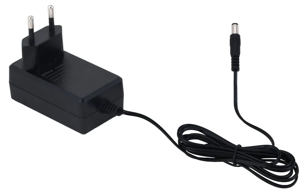 DAHUA zdroj PFM320-010EN, 100-240 VAC, výstup 12V 1A DC, jack 5.5 2.1mm černý