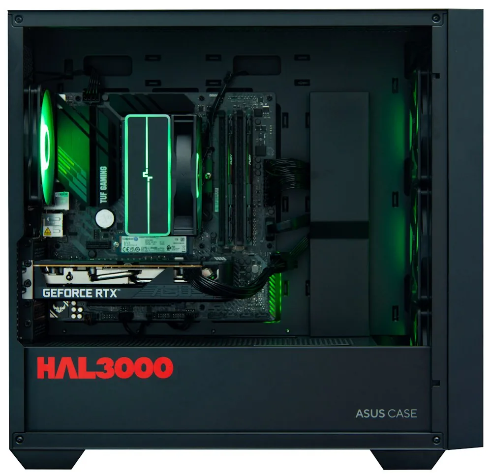 HAL3000 Online Gamer AMD Ryzen 5 5600 16GB DDR4 RTX 5050 1TB PCIe4 SSD WiFi W11