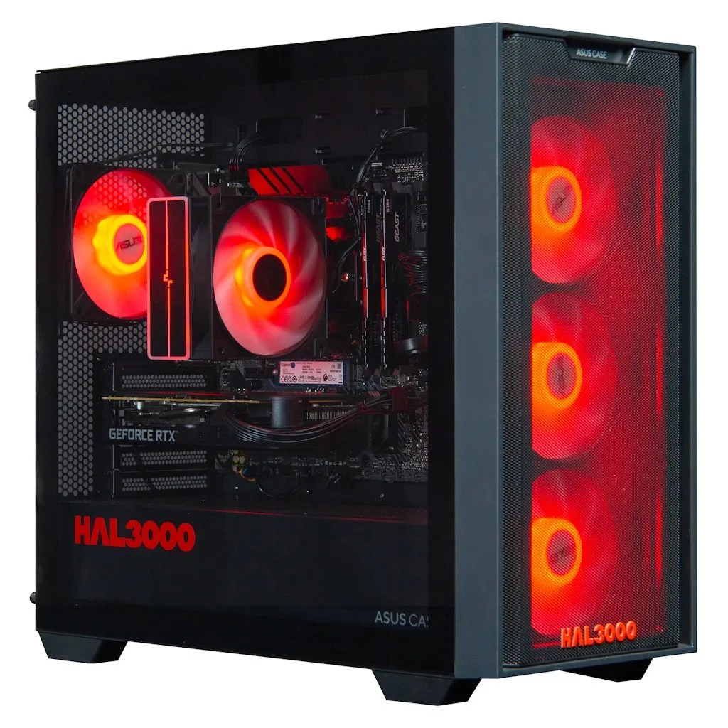 HAL3000 Online Gamer AMD Ryzen 5 5600 16GB DDR4 RTX 5050 1TB PCIe4 SSD WiFi W11