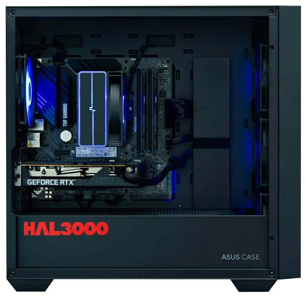 HAL3000 Online Gamer AMD Ryzen 5 5600 16GB DDR4 RTX 5050 1TB PCIe4 SSD WiFi W11