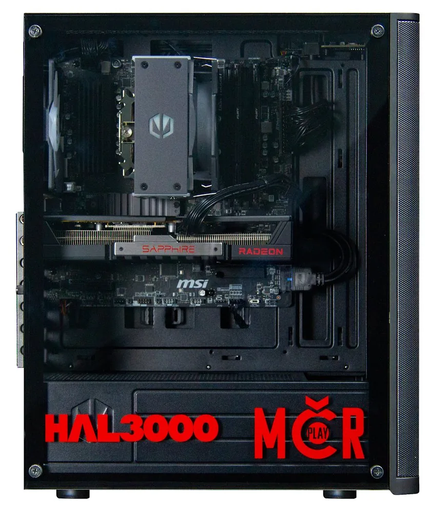 HAL3000 MČR Finale Elite AMD Ryzen 7 5700X 16GB DDR4 RX 9060 XT 16G 1TB PCIe4 SSD WiFi W11